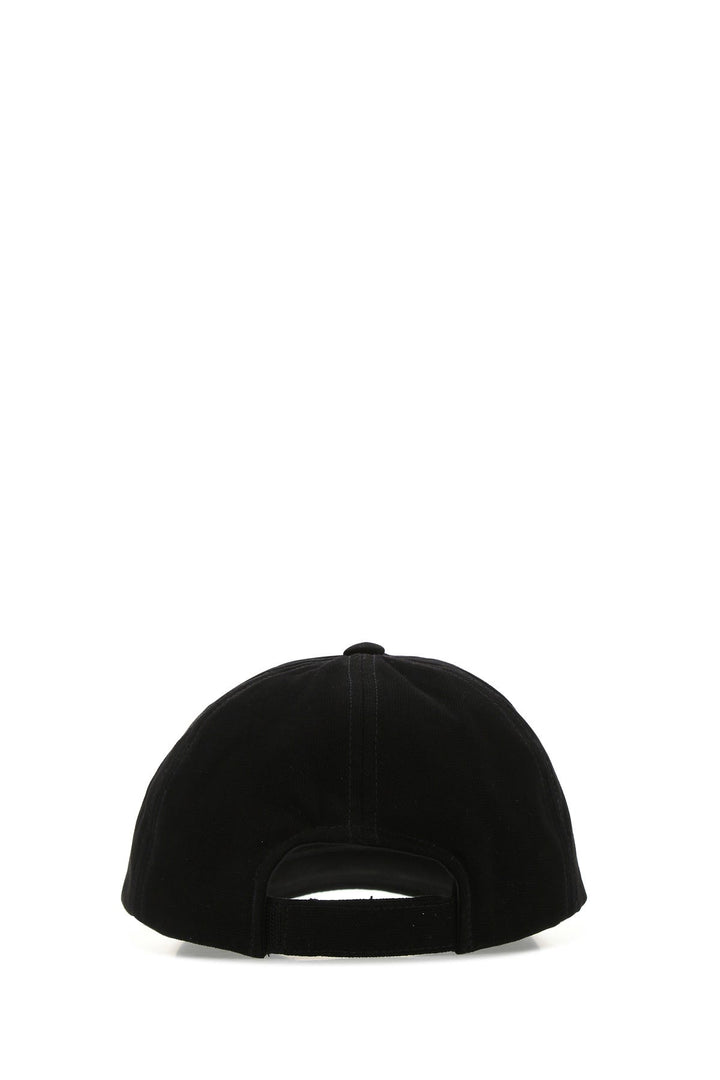 Black cotton Tyron baseball cap