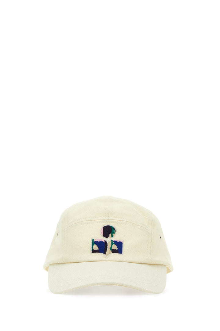 ivory cotton Tedji baseball cap