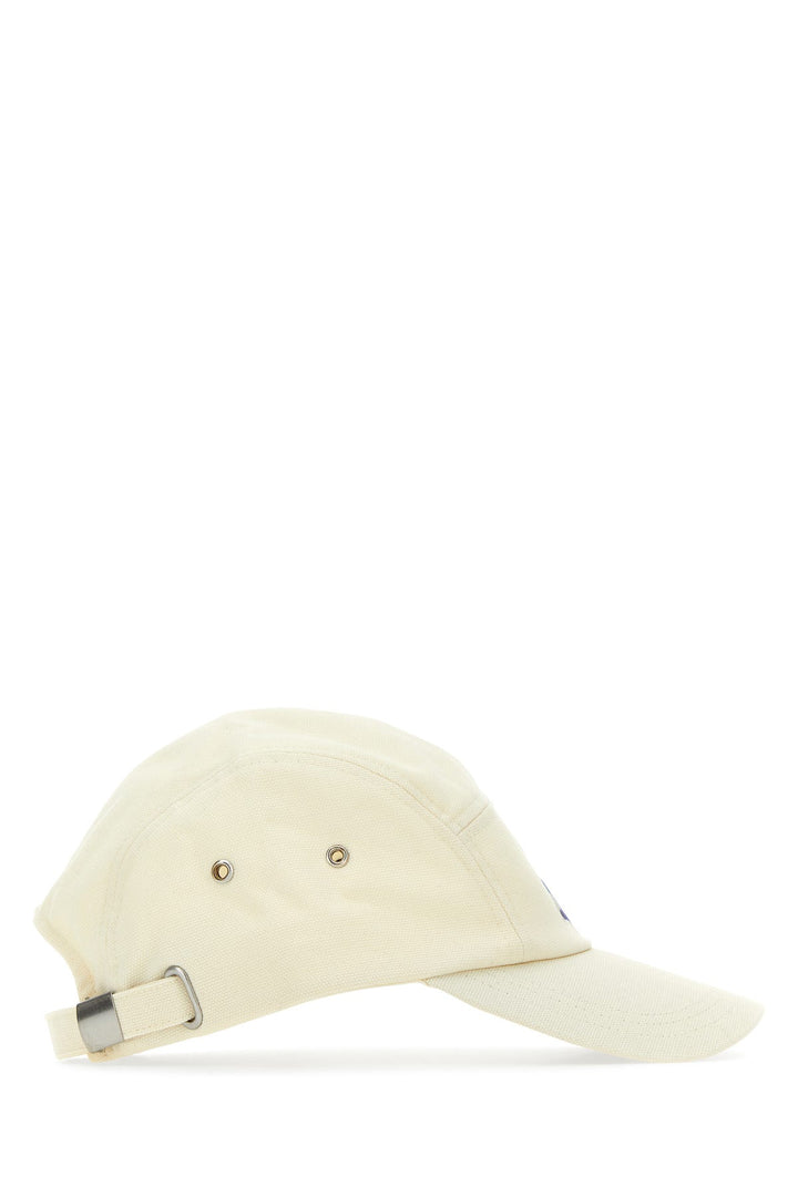 ivory cotton Tedji baseball cap