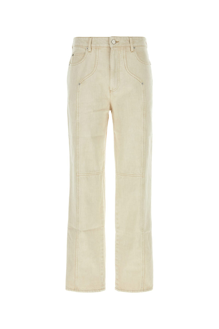 Ivory cotton Javi pant