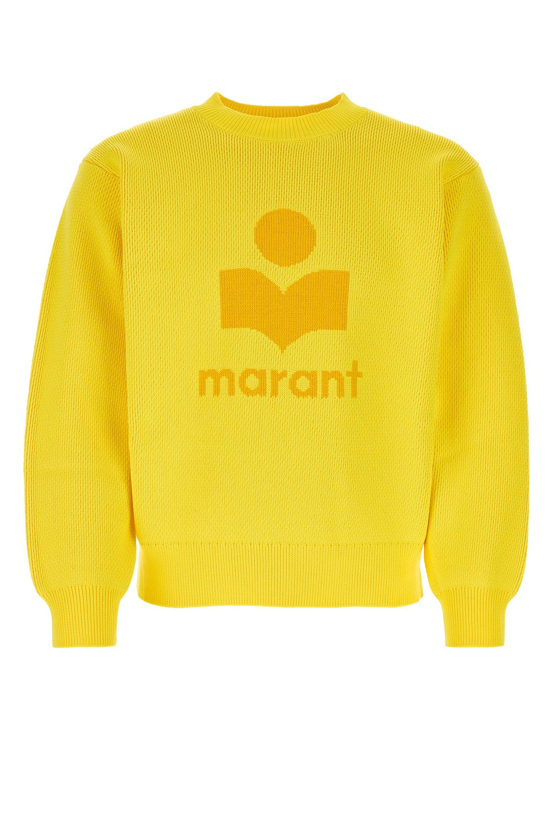 Yellow polyester blend Ayler sweater