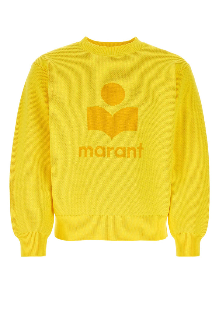 Yellow polyester blend Ayler sweater