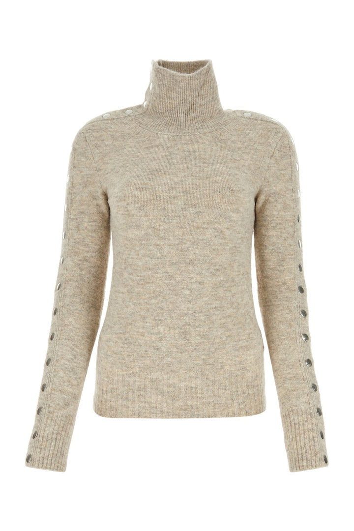 Melange sand nylon blend Malo sweater