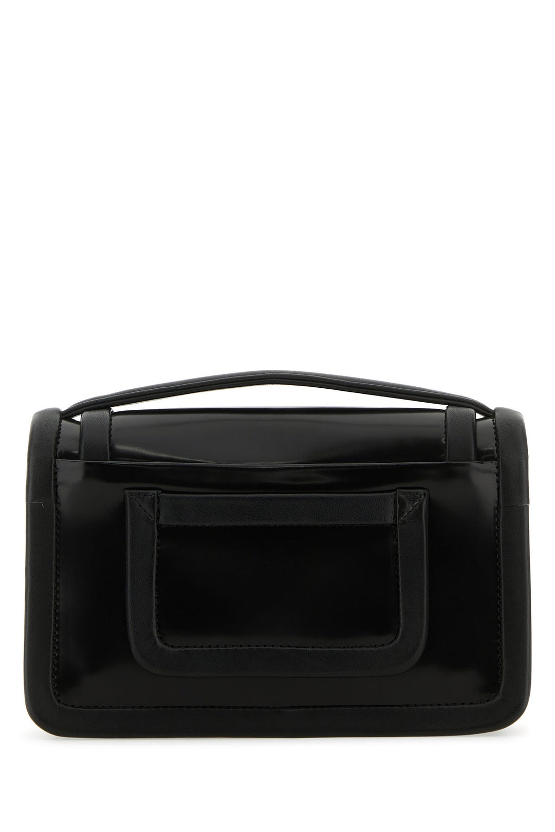 Black leather Alpha handbag