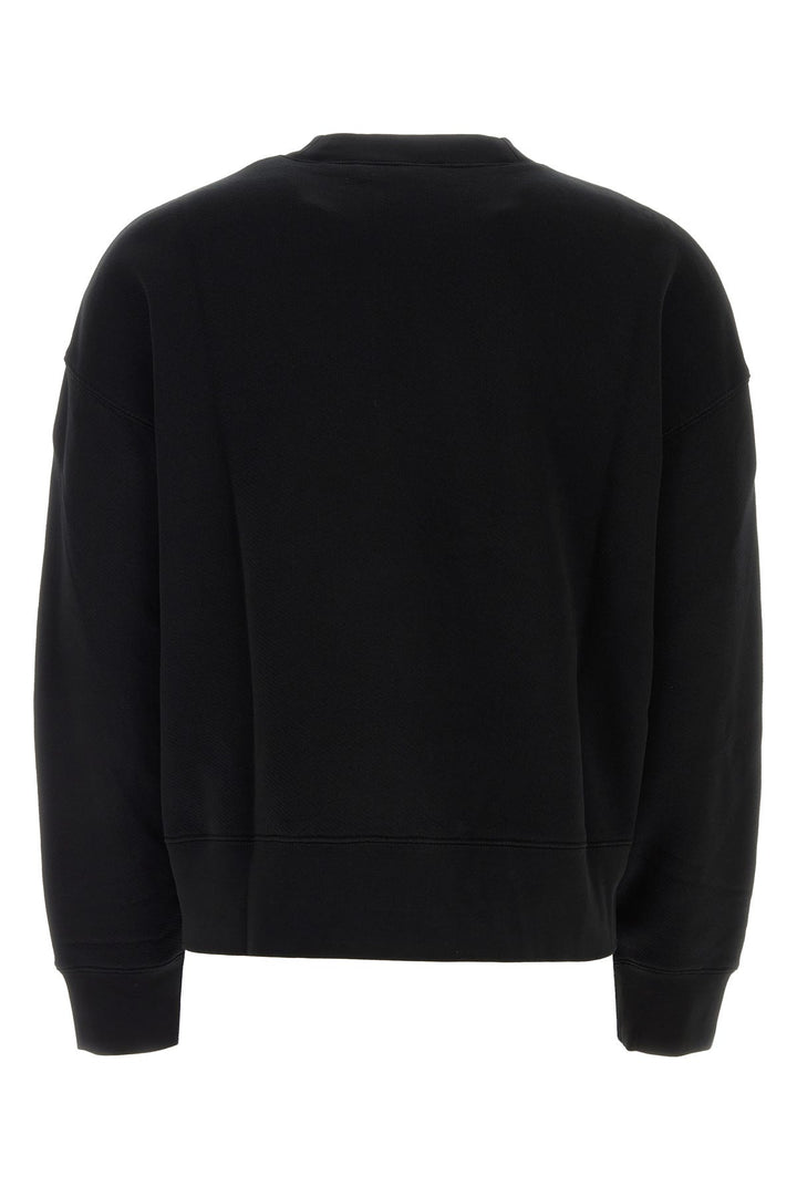 Black cotton sweatshirt