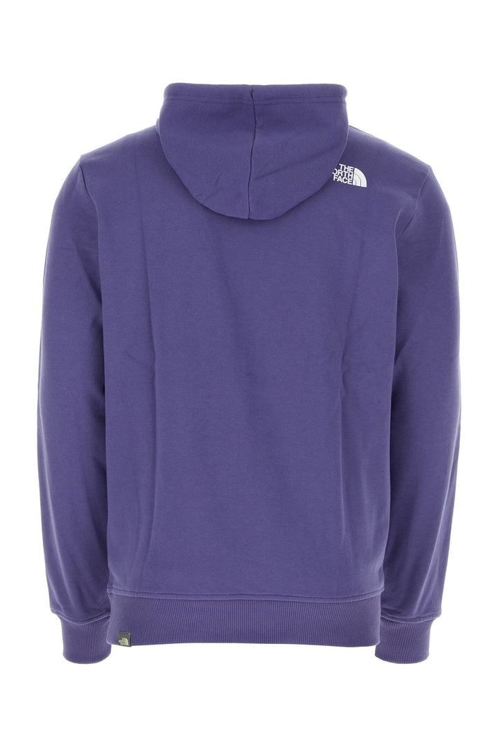 Purple cotton sweatshirt