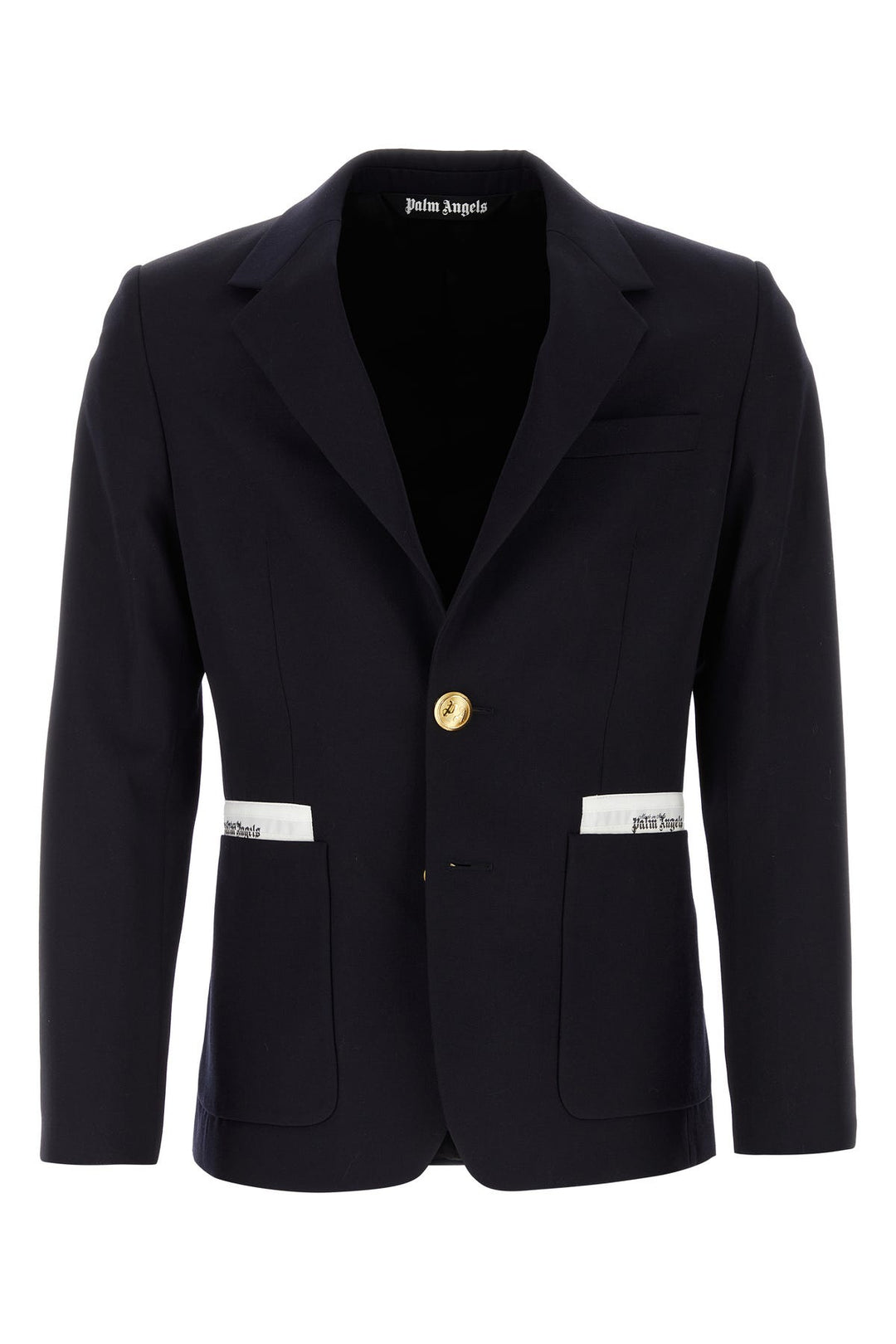 Midnight blue twill blazer