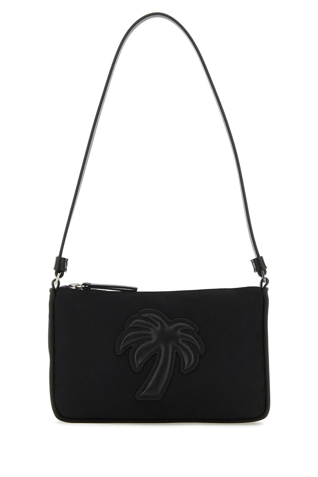 Black nylon shoulder bag