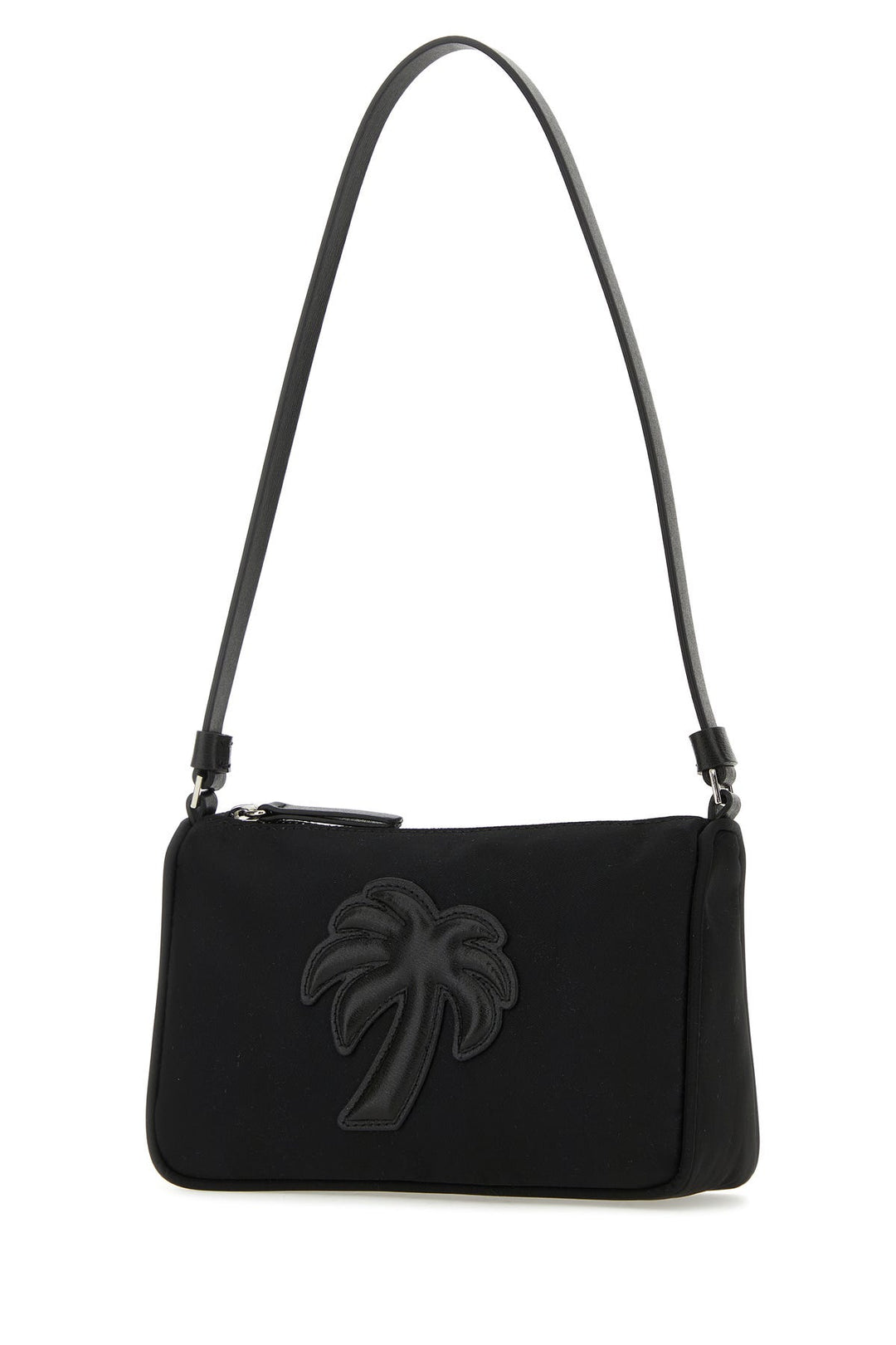 Black nylon shoulder bag