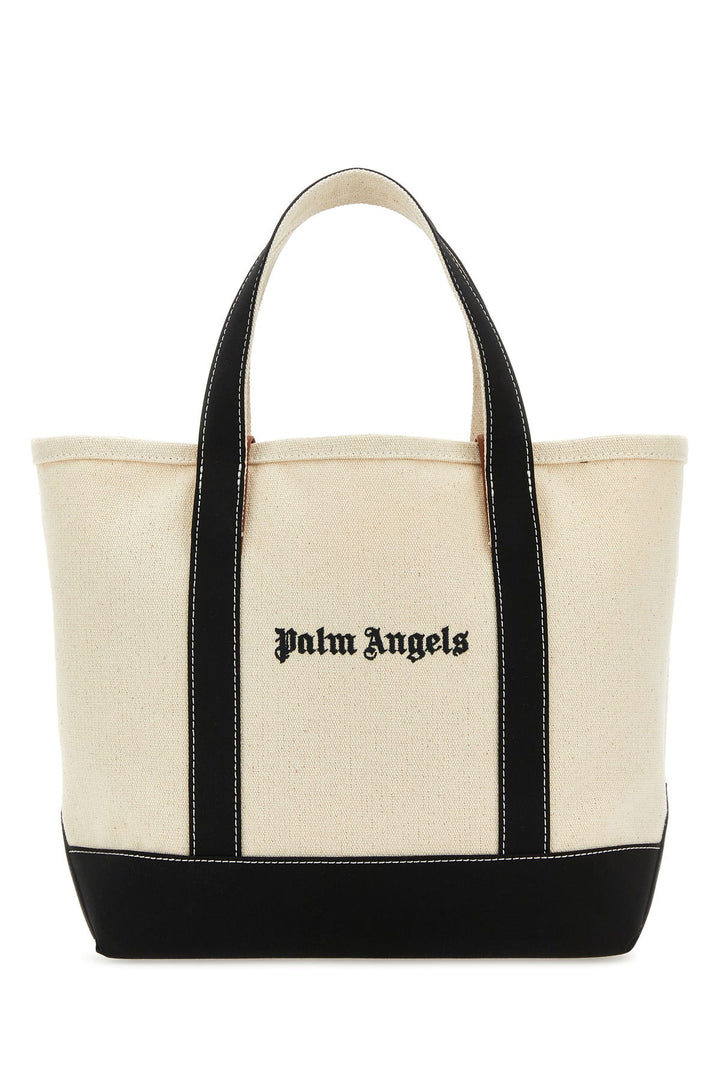 Ivory canvas shopping bag