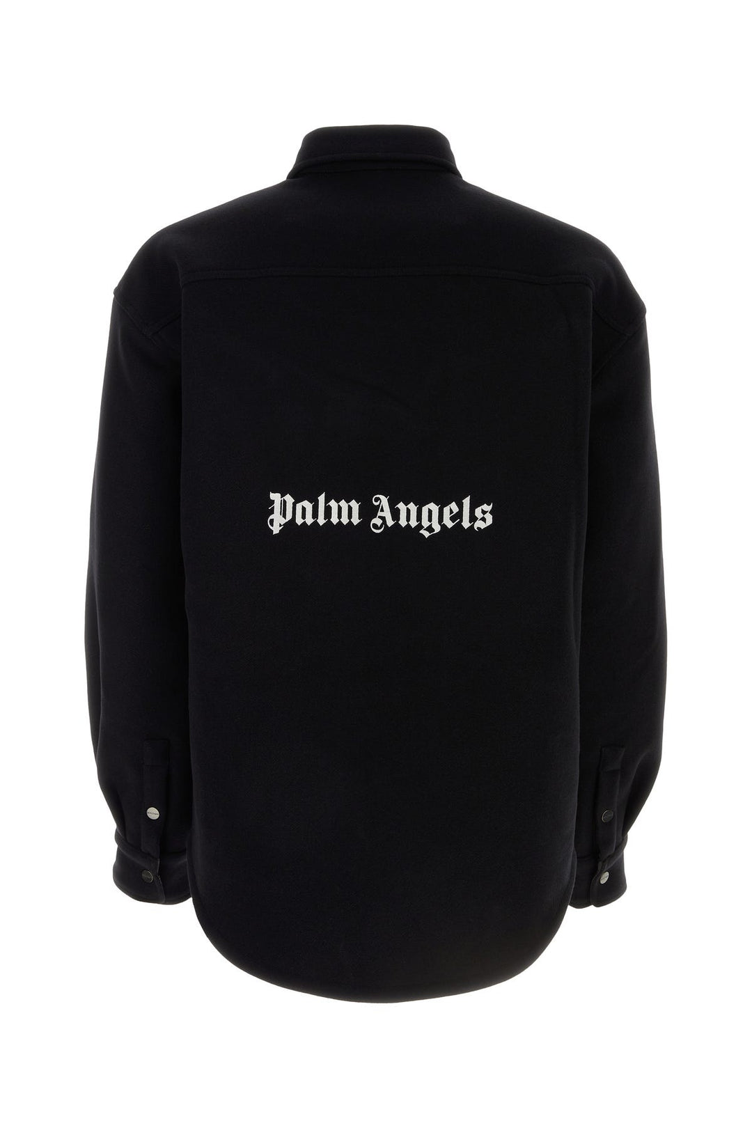 Black virgin wool shirt