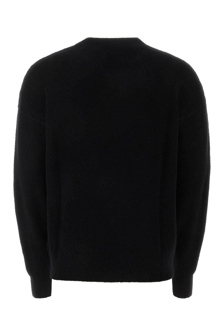 Black wool blend sweater