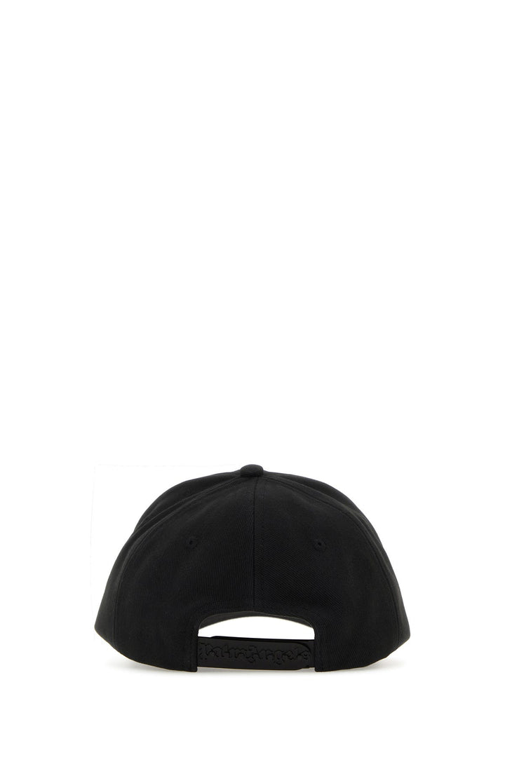 Black cotton baseball cap