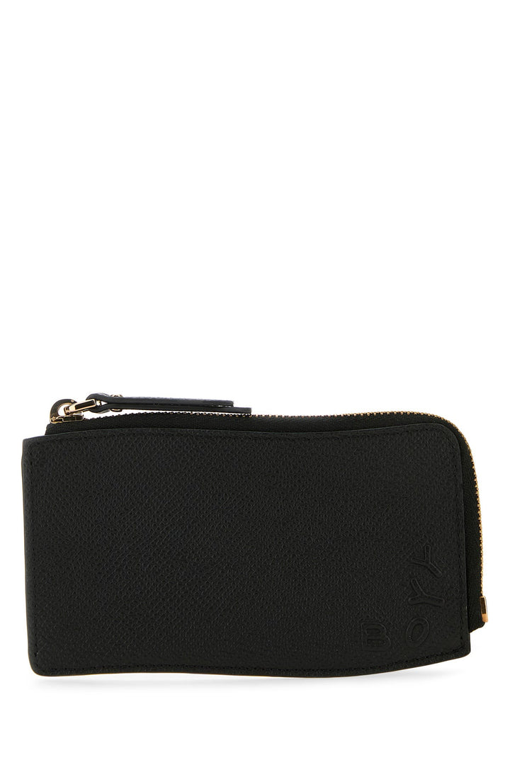 Black leather Epsom cardholder