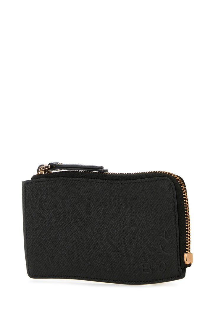 Black leather Epsom cardholder