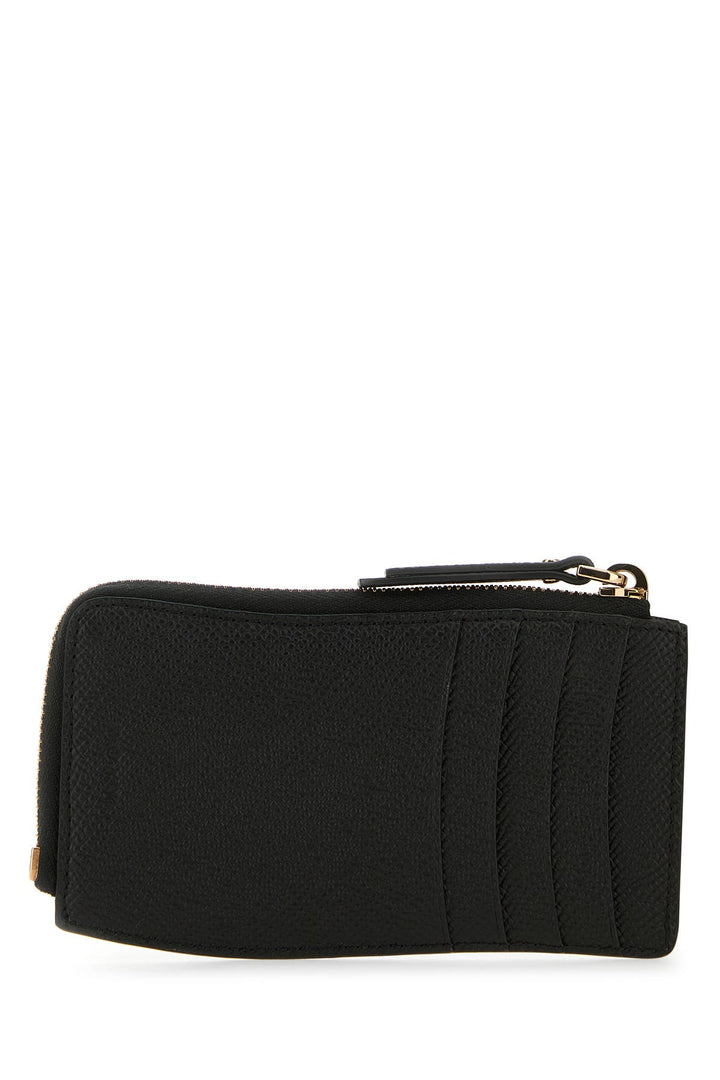 Black leather Epsom cardholder