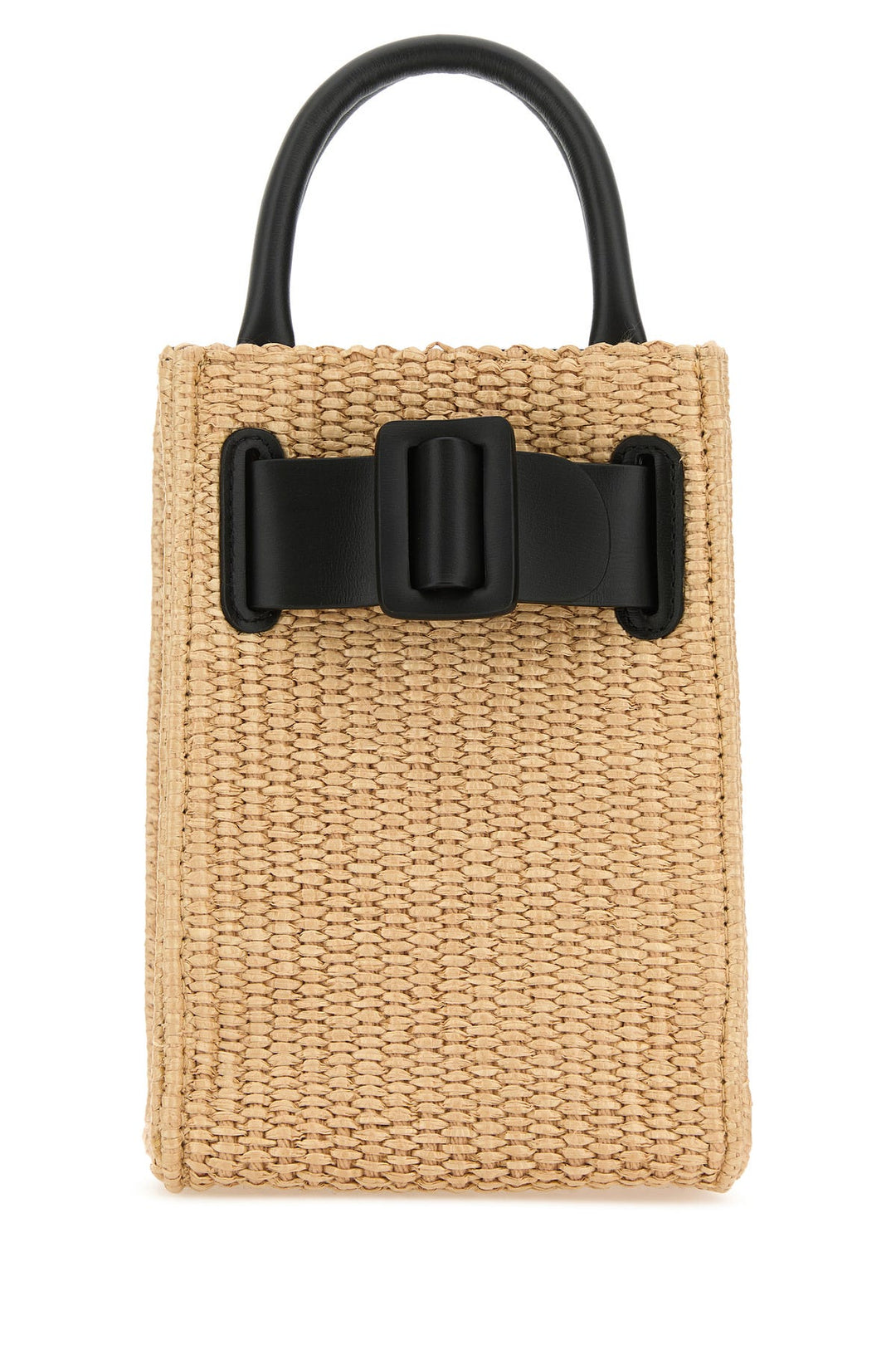 Raffia Bobby Tourist Epsom handbag