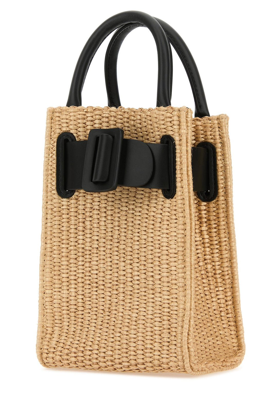 Raffia Bobby Tourist Epsom handbag