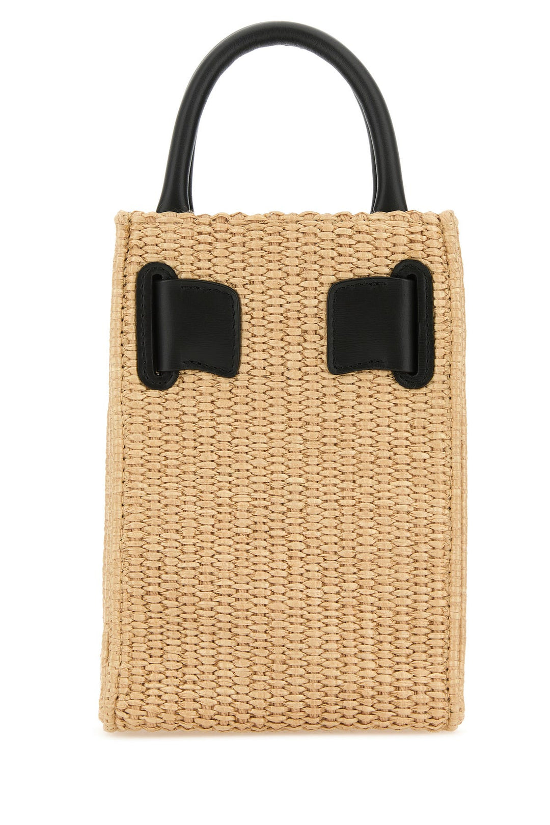 Raffia Bobby Tourist Epsom handbag