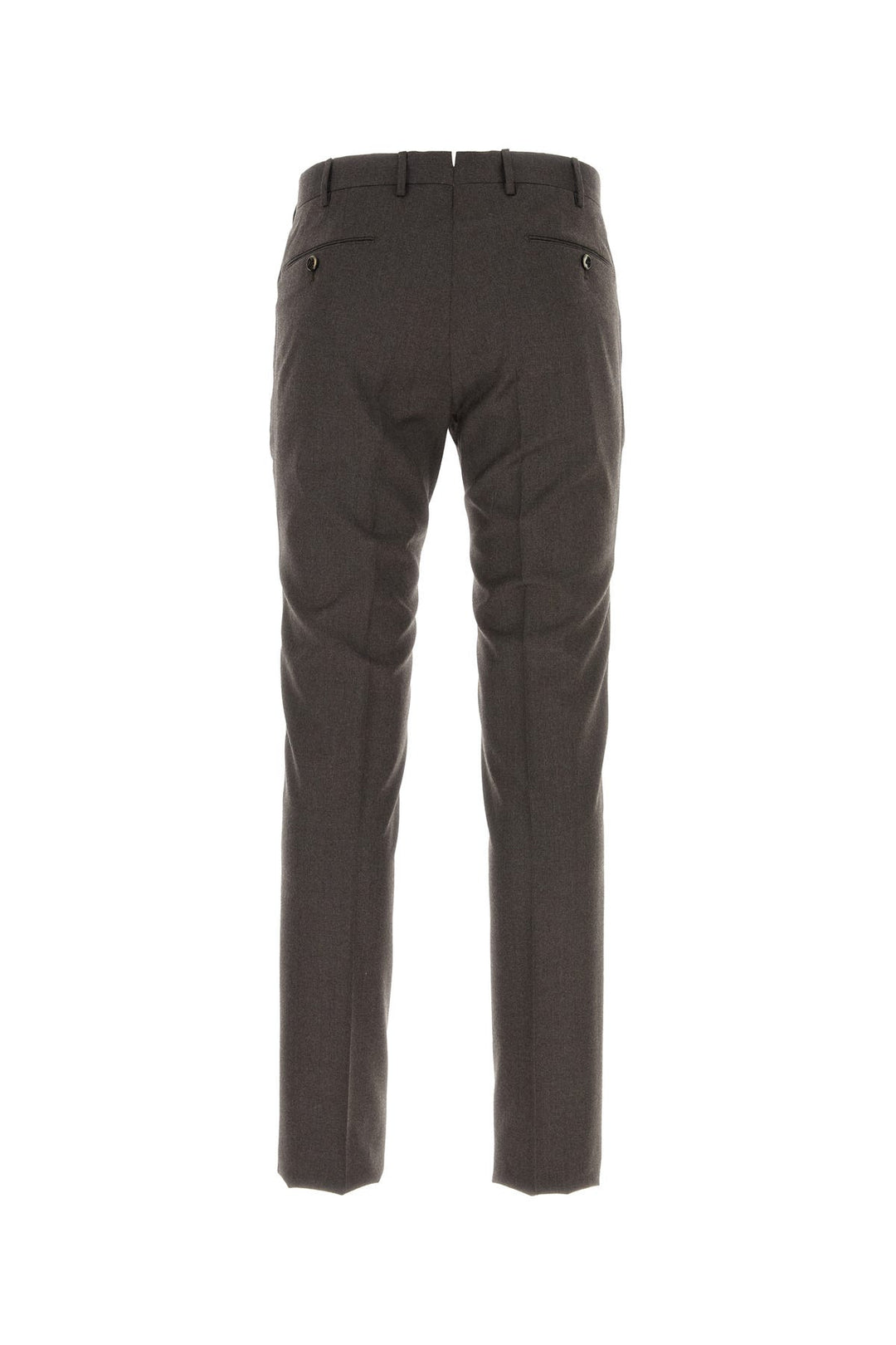 Dark grey stretch wool pant