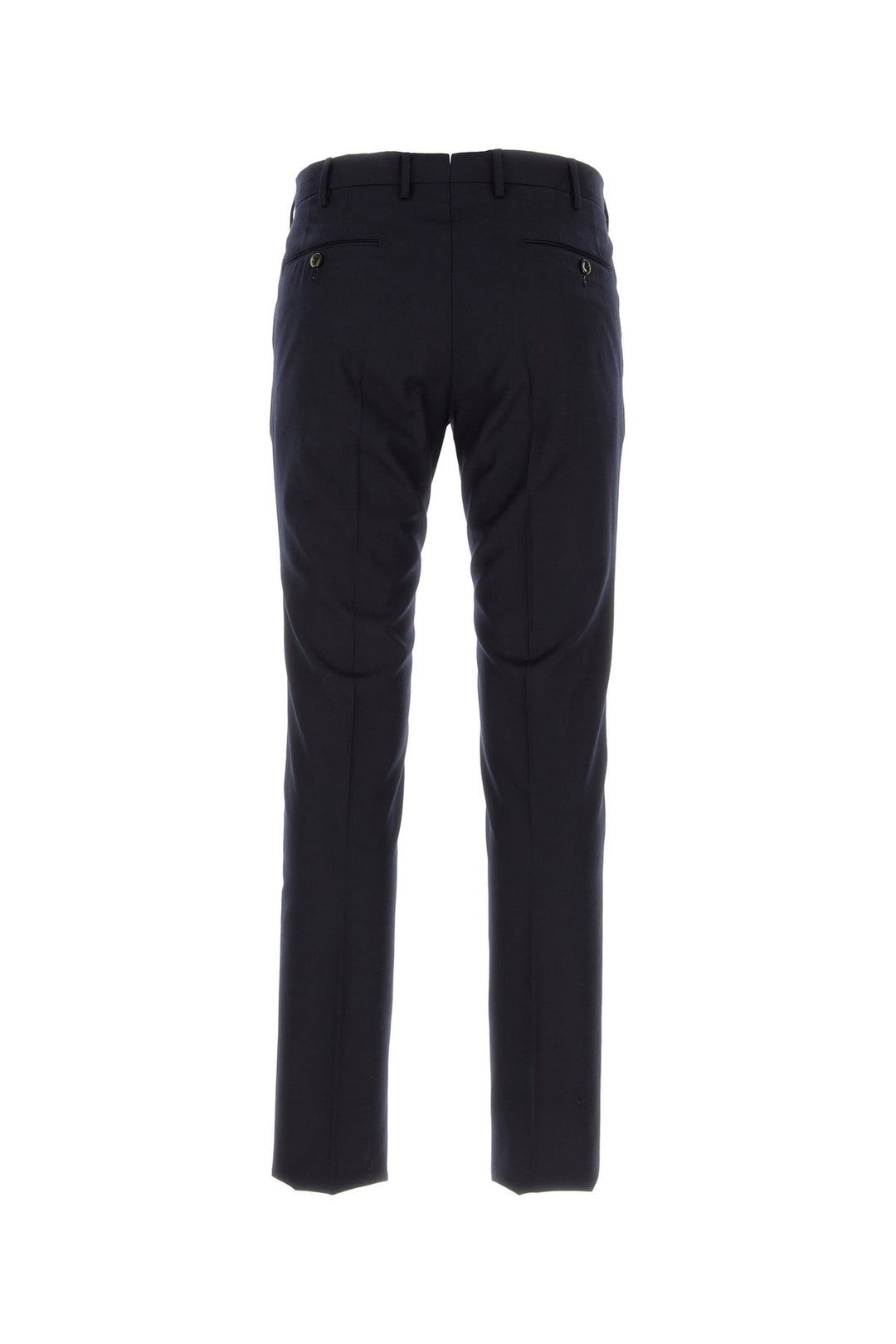 Midnight blue stretch virgin wool pant