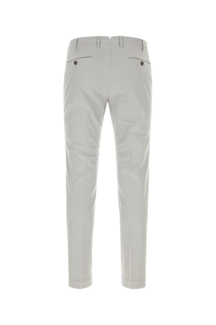 Light grey stretch cotton pant