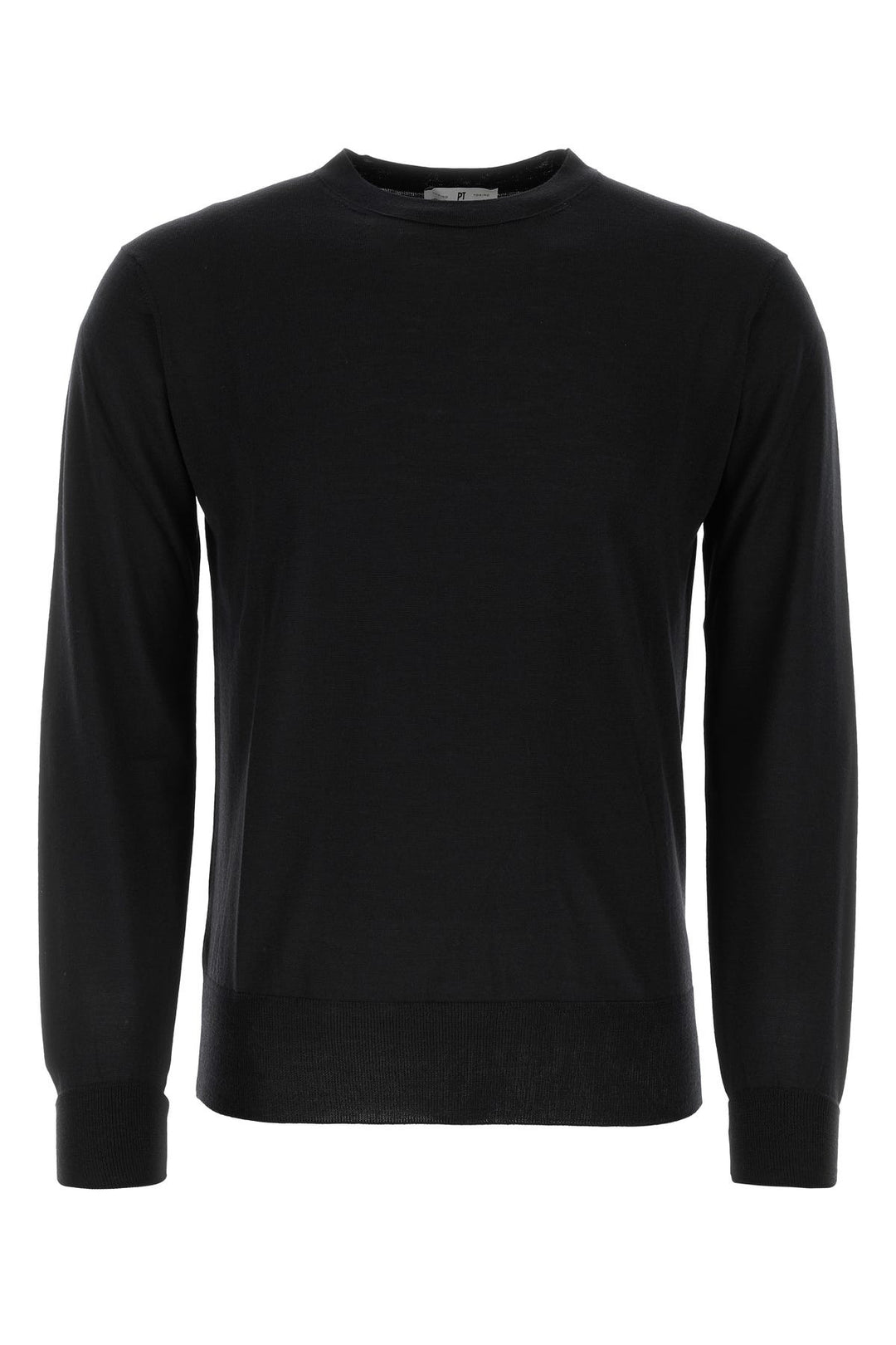 Black wool sweater