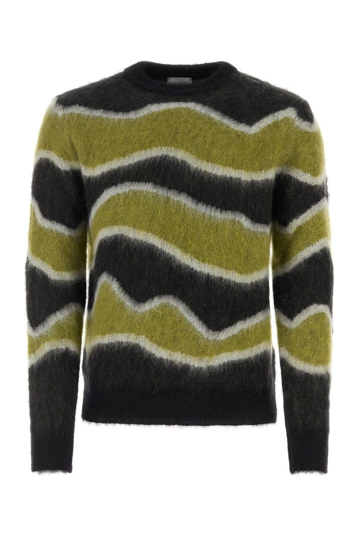 Embroidered mohair blend sweater