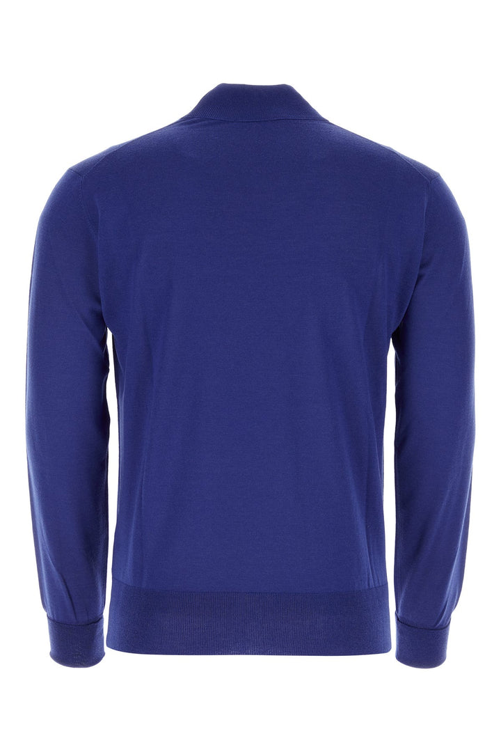 Electric blue wool sweater