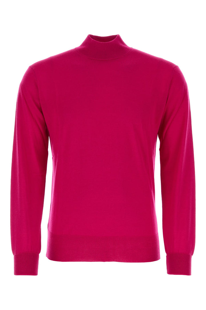 Fuchsia wool sweater