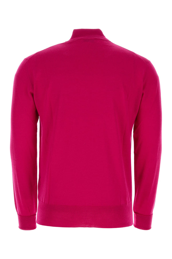 Fuchsia wool sweater