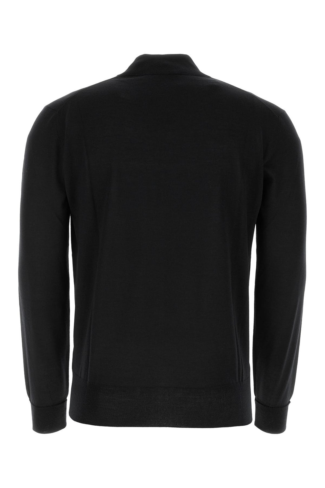 Black wool sweater