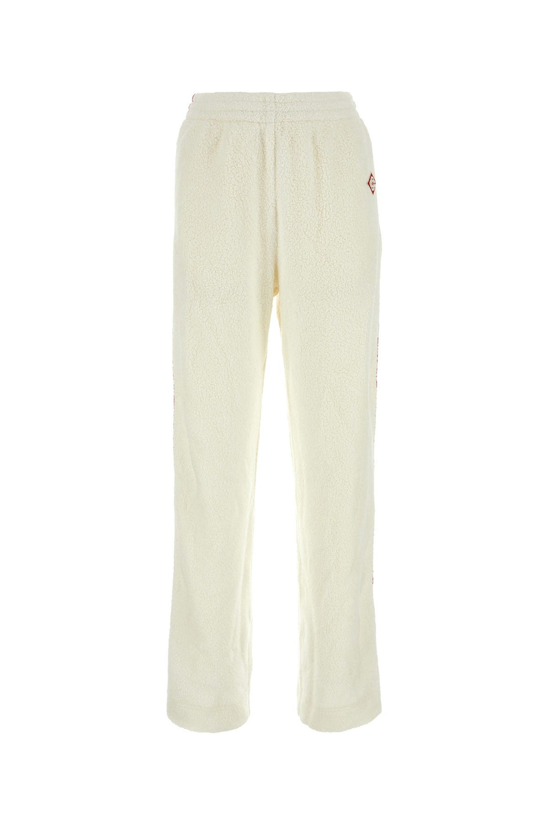 Ivory terry fabric joggers