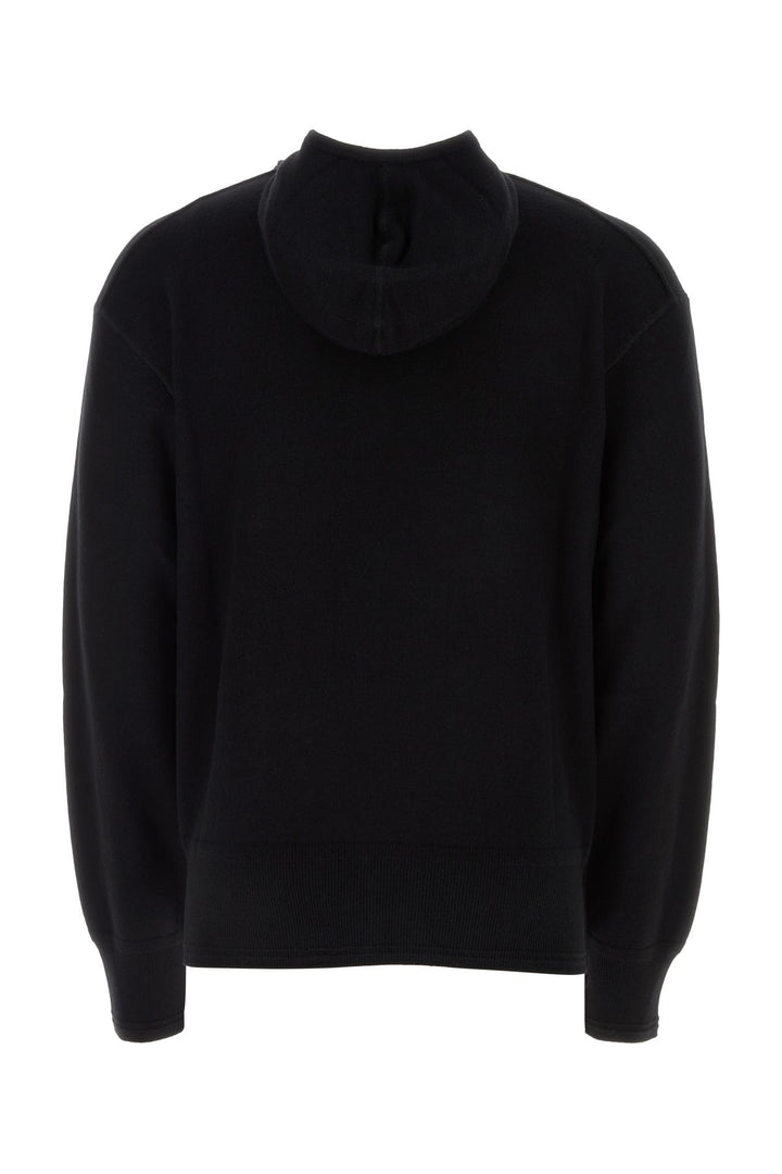 Black wool sweatshirt