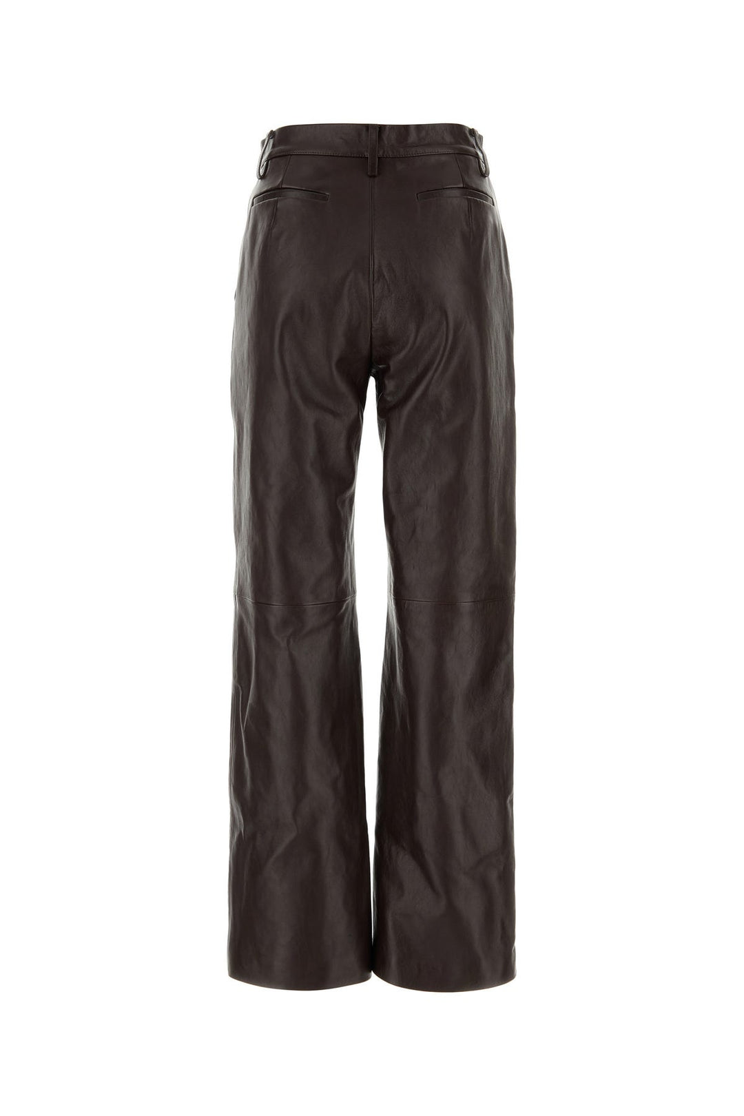 Dark brown leather pant