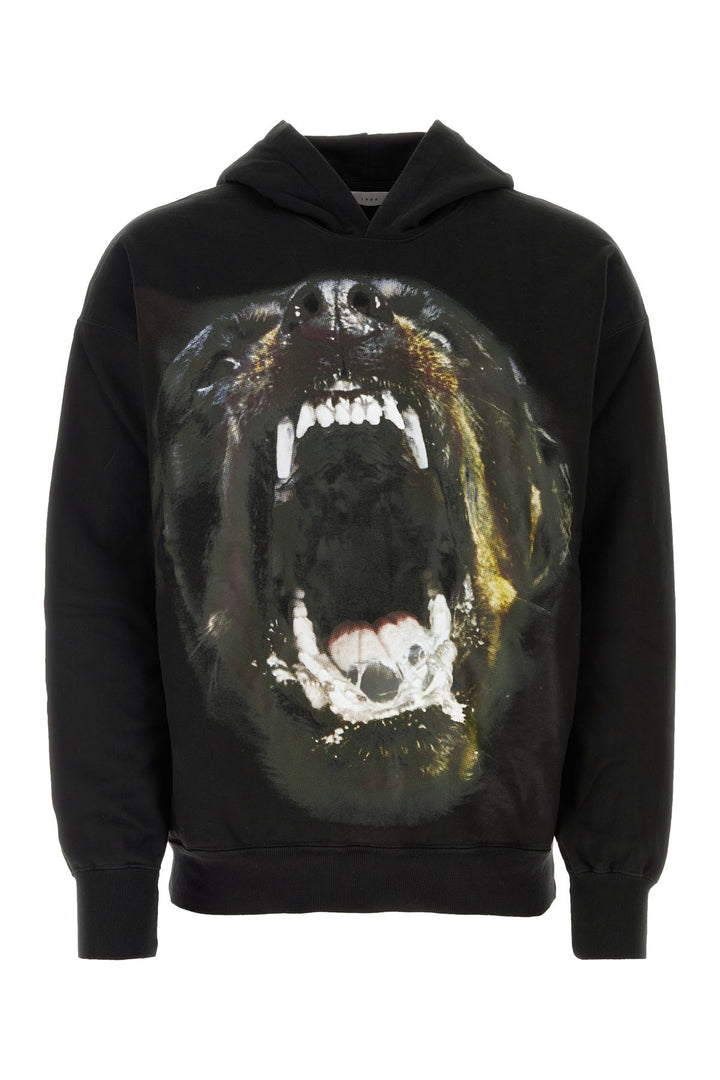 Black cotton sweatshirt