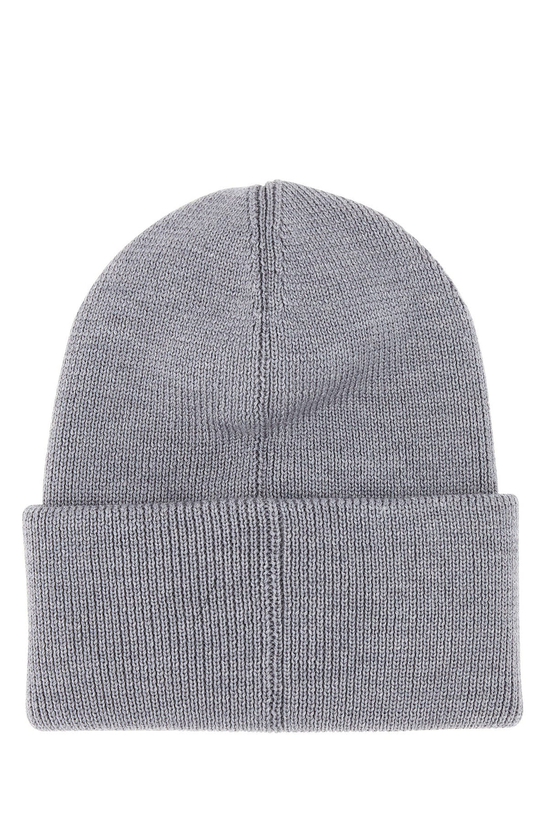 Grey wool beanie hat