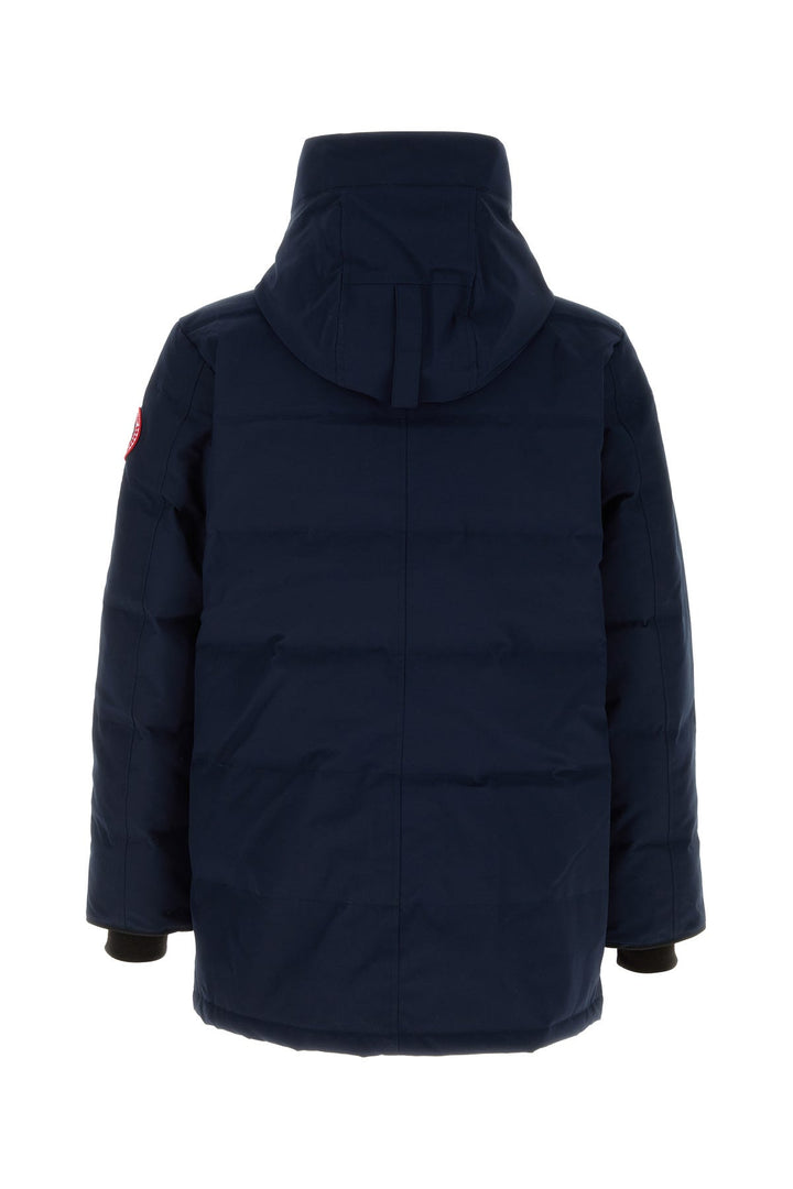 Navy blue cotton blend Carson down jacket