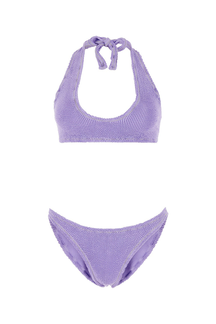 Lilac stretch nylon Pilou Set bikini