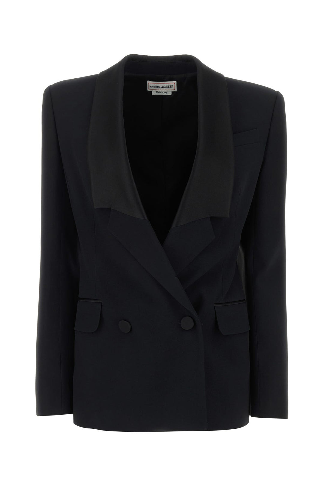 Black twill blazer