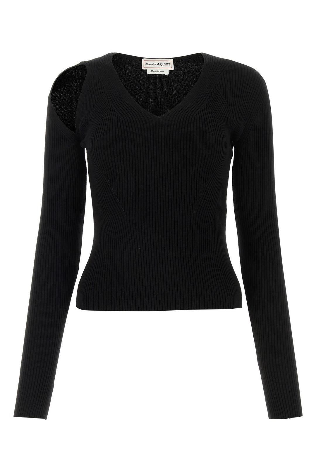 Black wool blend sweater