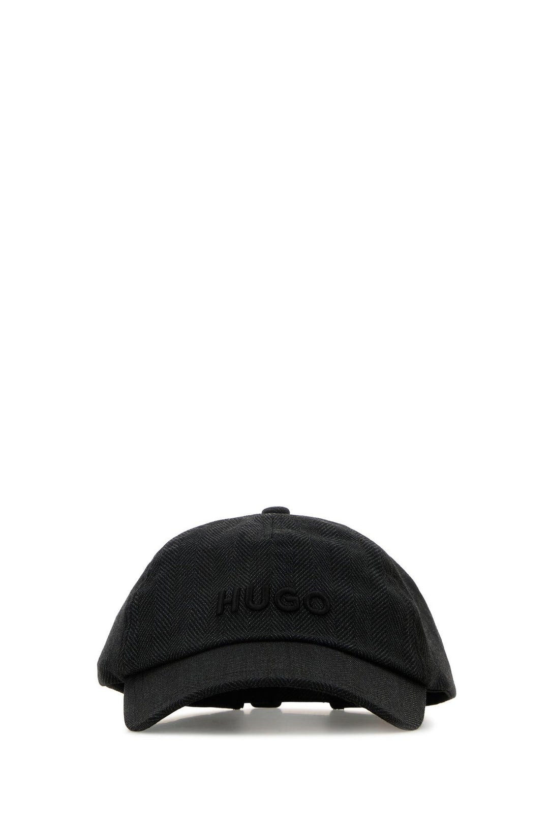 Embroidered stretch polyester blend baseball cap