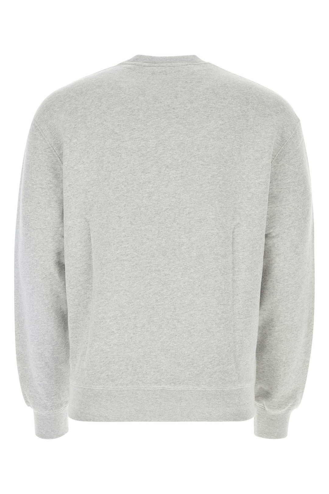 Melange grey cotton sweatshirt