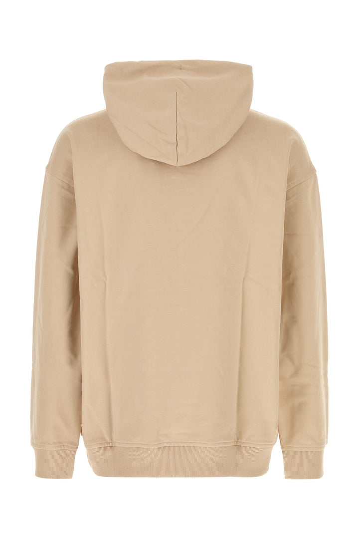 Beige cotton sweatshirt