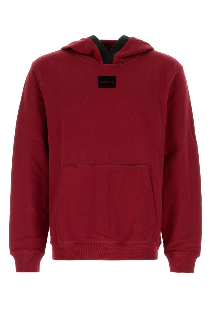 Tiziano red cotton sweatshirt