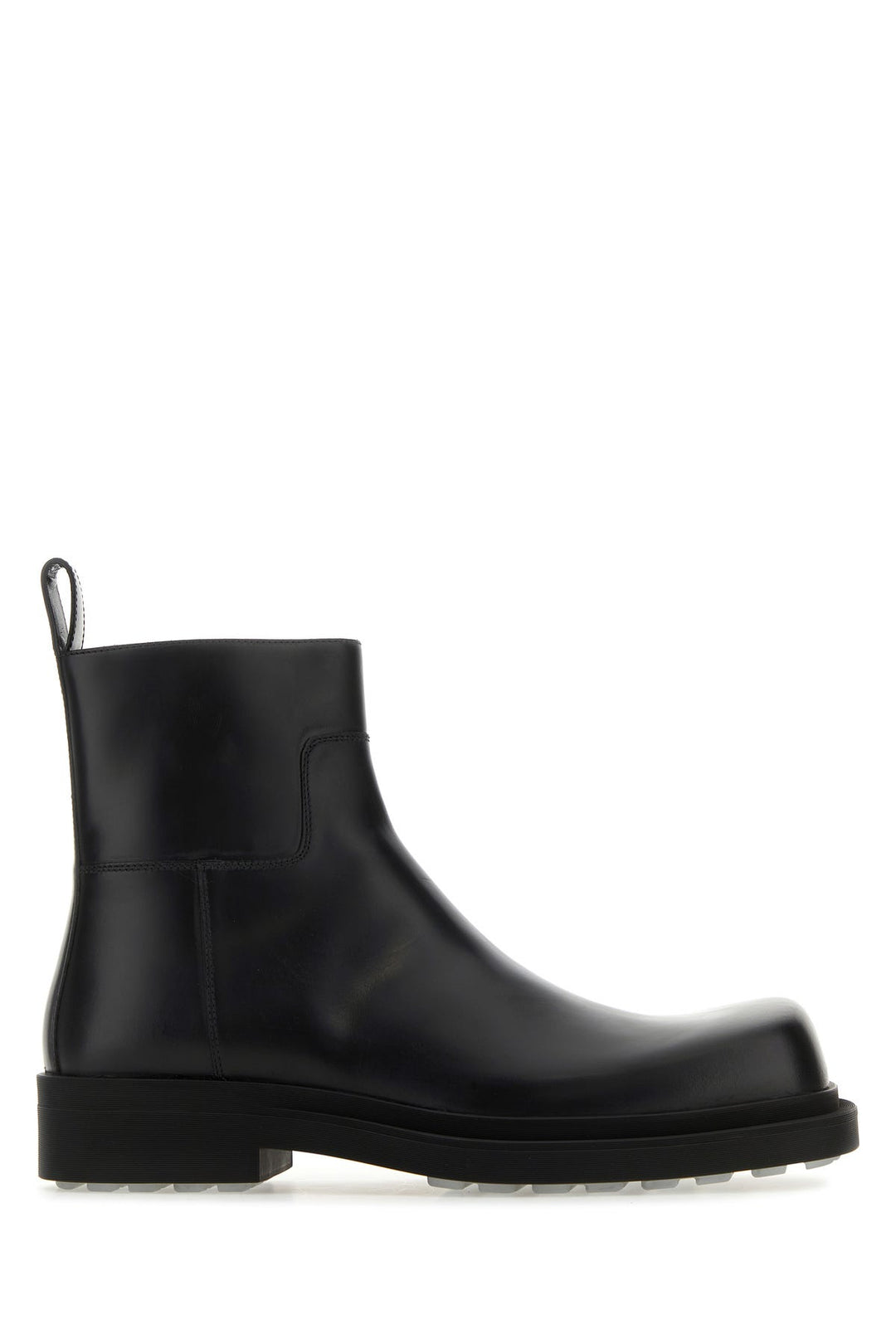 Black leather Ben ankle boots