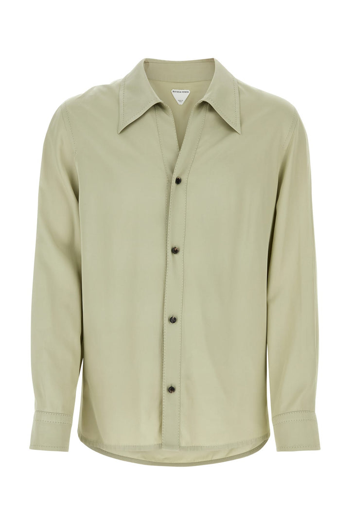 Sage green twill shirt