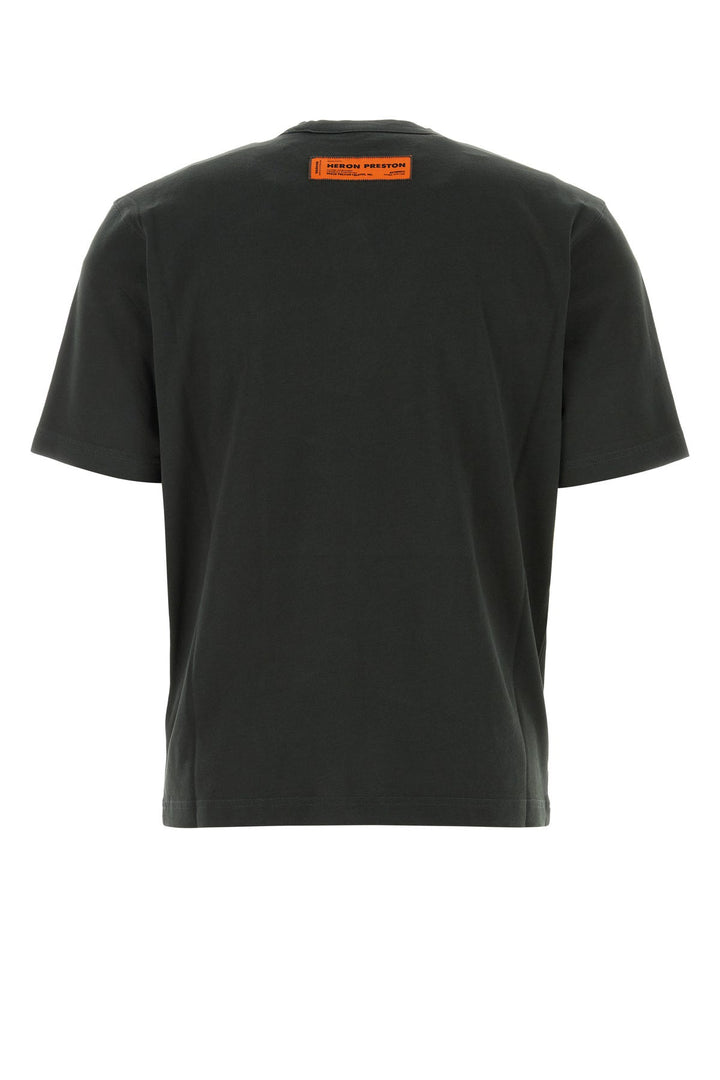 Bottle green cotton t-shirt