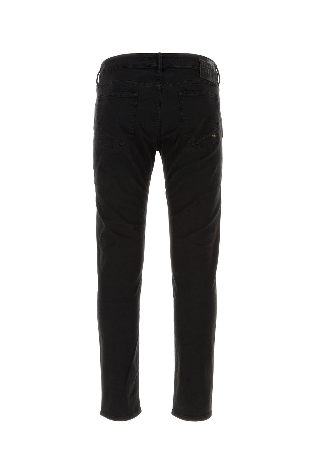 Black stretch cotton pant