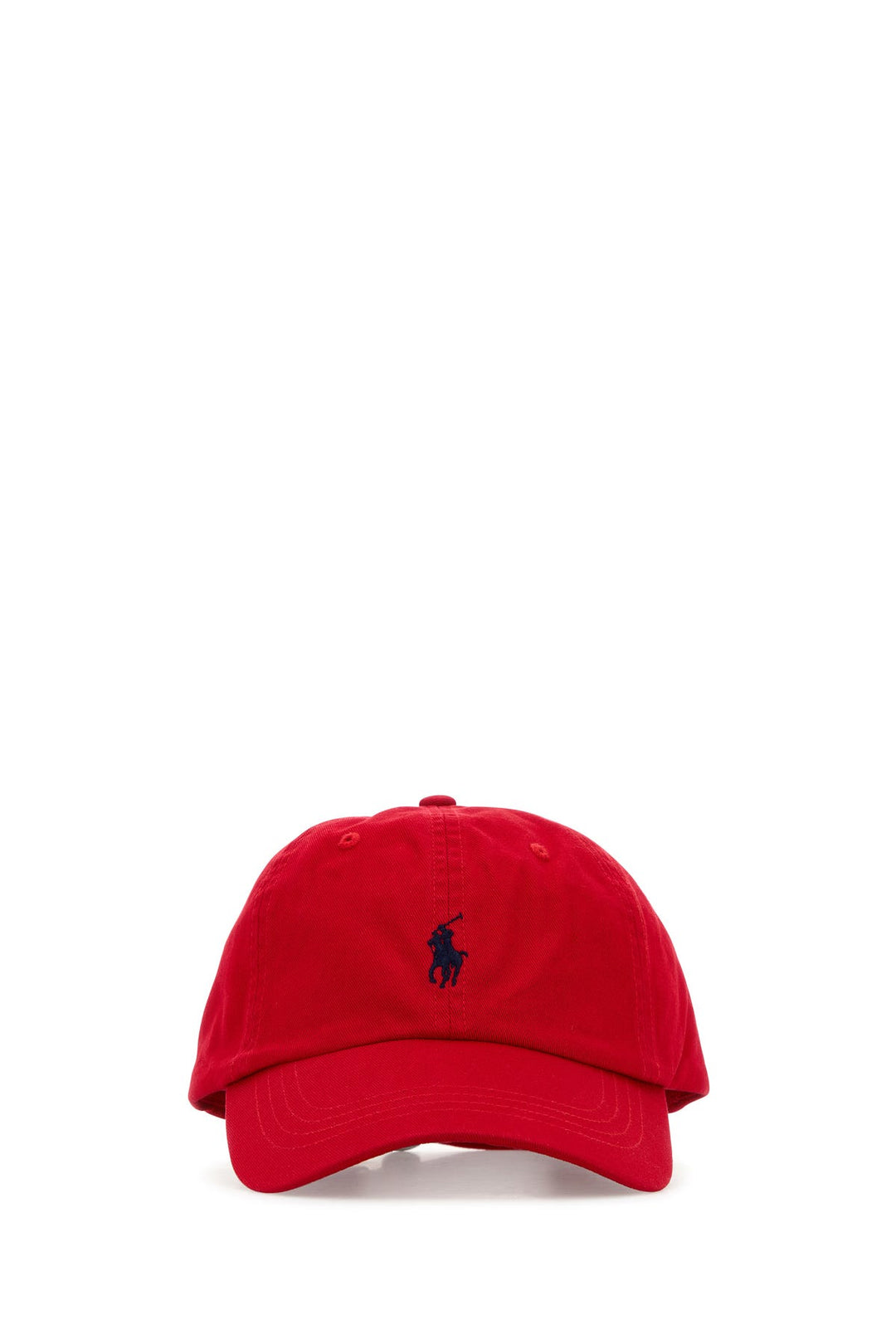 Red cotton baseball cap